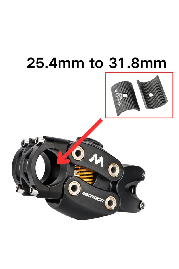 25.4mm to 31.8mm MEROCA MTB Mountain Bike Suspension Stem 90MM Off-Road Touring Cycling Grave Road B