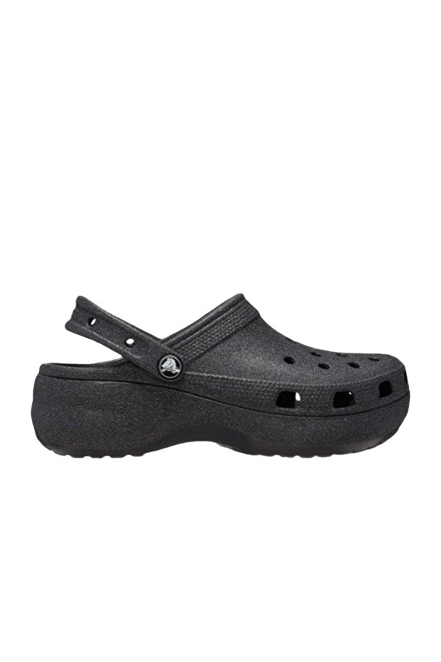 Classic Platform Glitter Clogw Women's Black Slippers Women's Slippers 207241