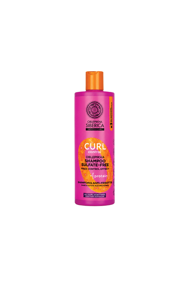 Oblepikha Curl Control Shampoo Sulfate-Free 400 ml