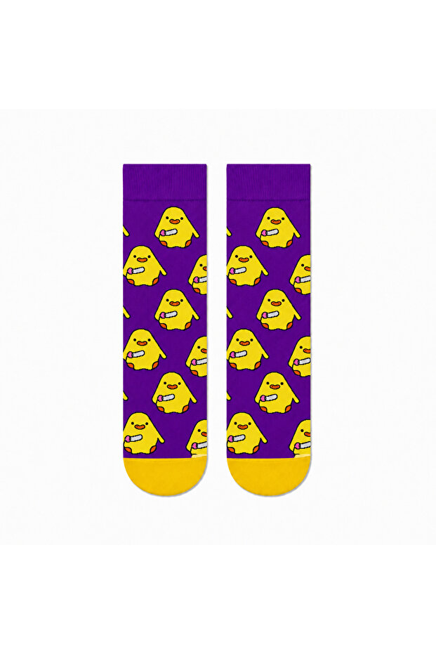 Purple Killer Chick Unisex Socks