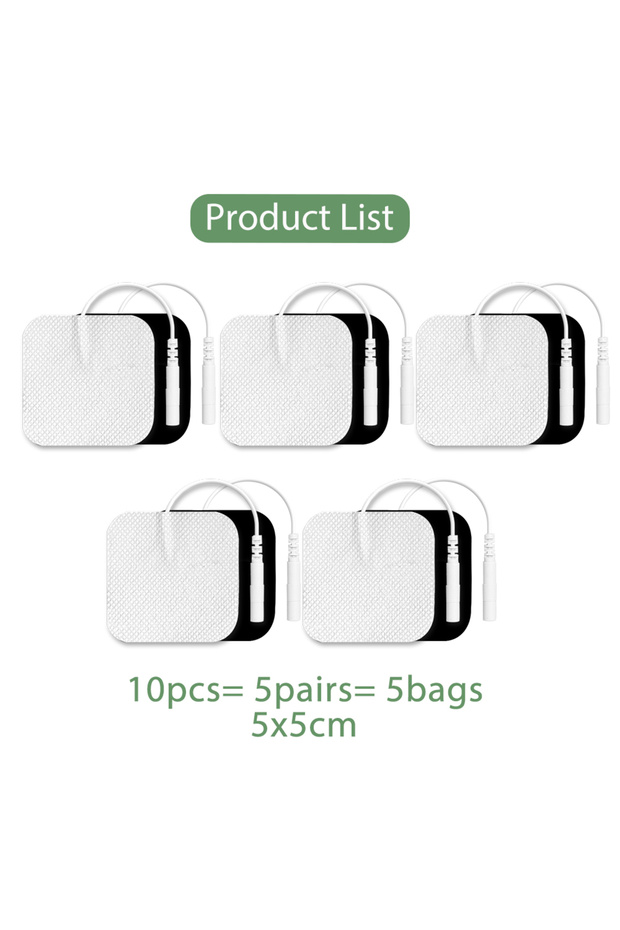 Z1-128-10Pcs 5x5cm 10/20/50PCS Electrode Pads Gel For Tens Acupuncture Self-adhesive Massager Patche
