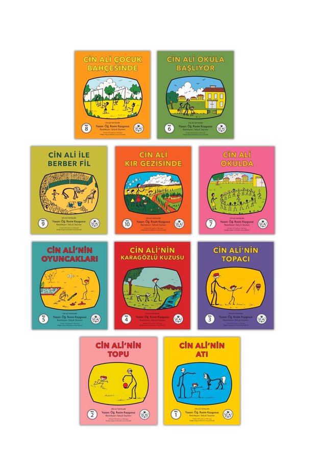 Okumayı Öğreniyorum 21 Kitap Dev Set 3 - Kutulu Cin Ali Hikayeleri & Etkinlikli Masal Seti