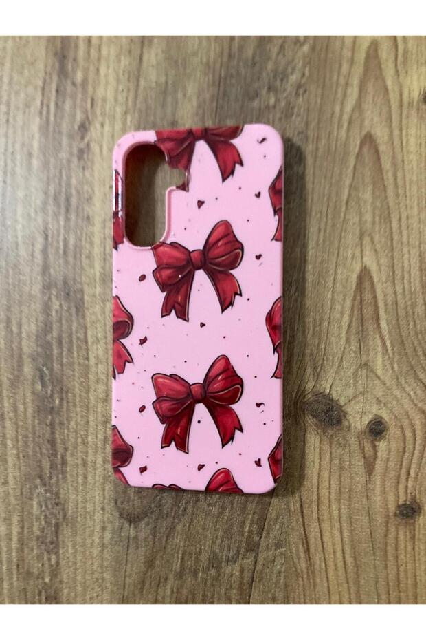 Samsung Galaxy A16 Ribbon Bow Printed Inside Velvet Premium Silicone Phone Case