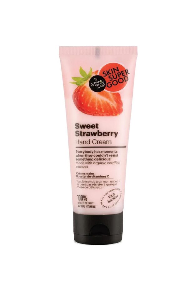 Skin Super Good Hand Cream with Vitamin C, Sweet Strawberry, 75 ml