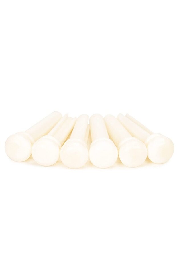 Bovine bone A Miwayer Acoustic Guitar Bridge Pins of Various Styles 6pcs , Cow Bone/Ebony/Cocoapolo