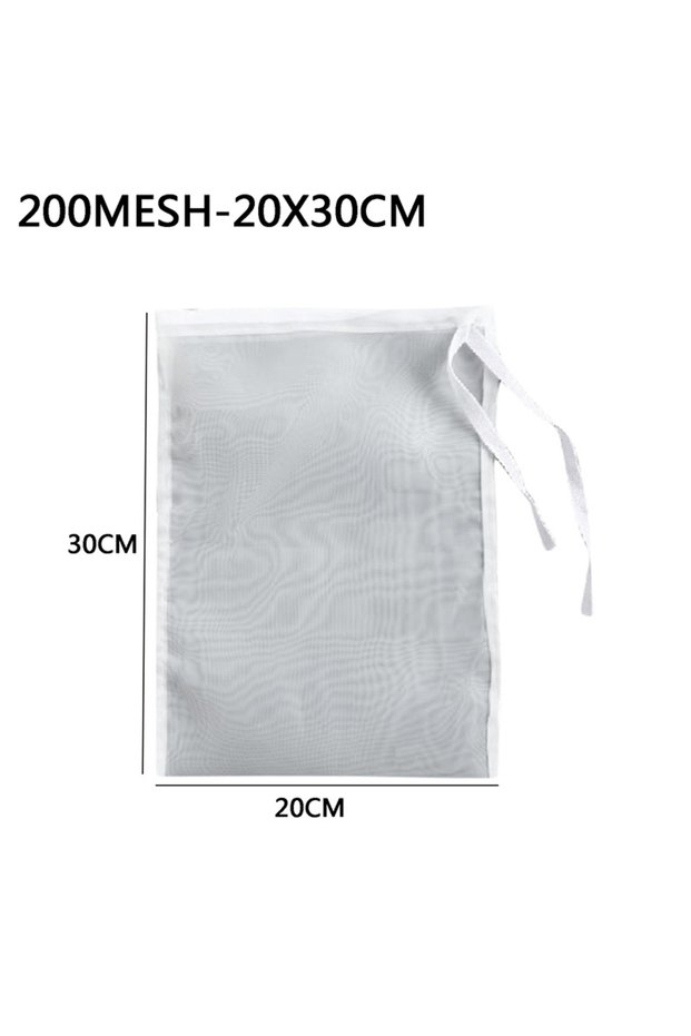 as description 20x30cm 200Mesh Nylon Filter Bags Vegetable Milk Strainer Sieve Drain Tea Filter Net