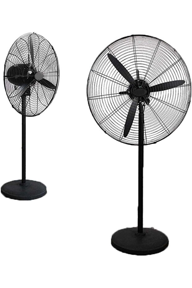 30 Inch Industrial Floor Standing Fan, Powerful Air Circulator with Wide Coverage, Durable Metal Safety Cage, Robust Construction, Strong Air Delivery and Stable Base for Commercial and Industri