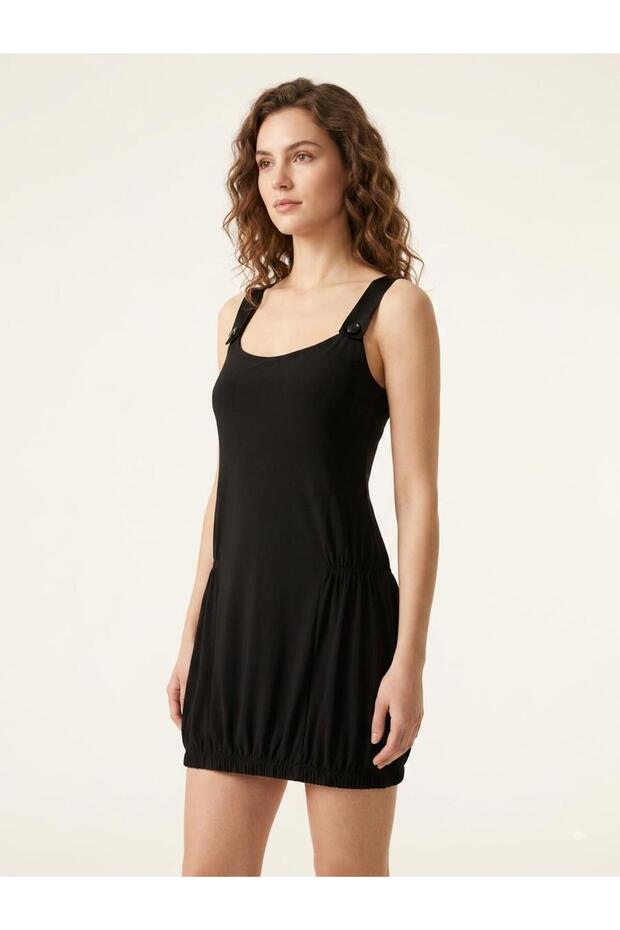 - Daily Use Black Strap Dress