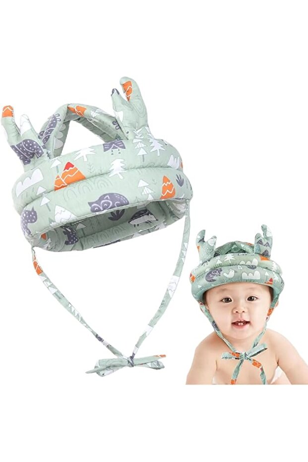 Baby Head Protector - Toddler Helmet for Crawling, Walking, and Running - No Bumps and Soft Padding - Protective Cap