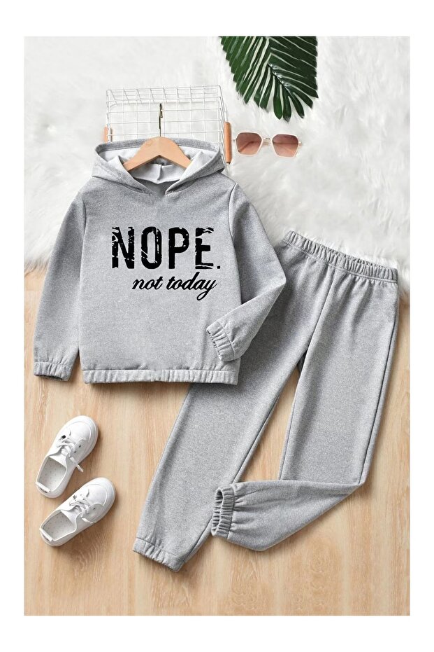 Children's Printed Hooded Tracksuit