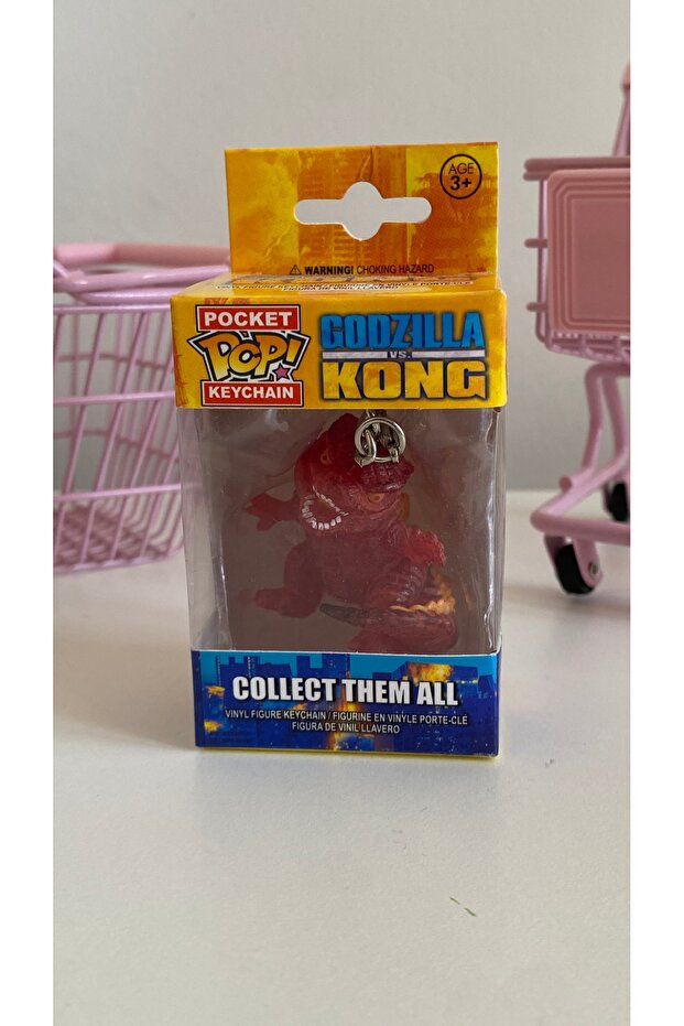 Godzilla Kong Mini Figure Keychain 3-4 cm King Kong Movie Character Figure