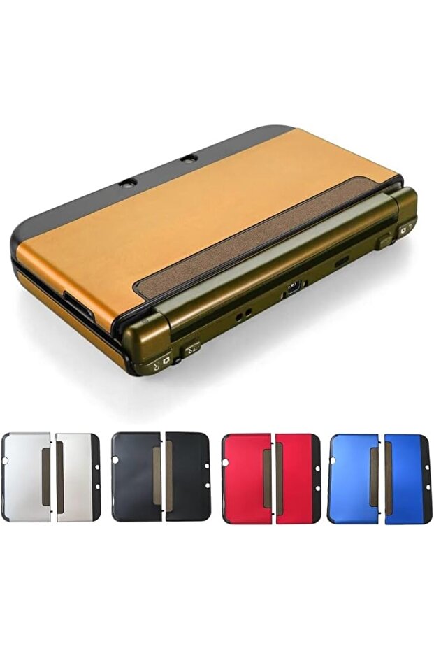 غطاء حماية أسود مقاوم للصدمات وغلاف صلب لجهاز نينتندو نيو 3DS XL LL (موديل 2015) فقط