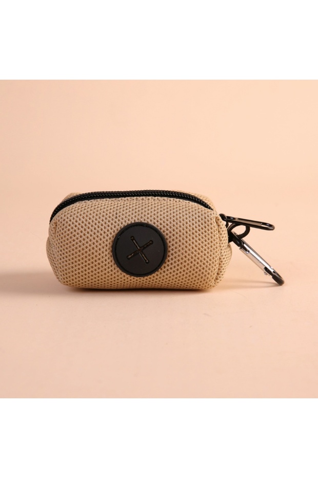 khkai Dog Poop Bag Carrier Portable Pet Waste Bag Dispenser Luxury Stylish Dog Garbage Holder Dispen