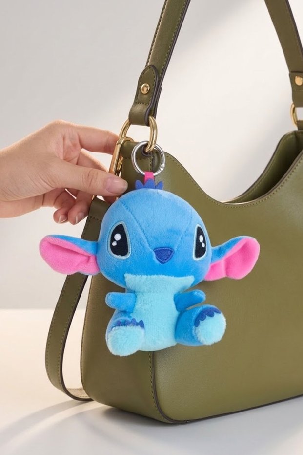 Stitch Keychain Plush Bag Ornament – Adorable Bag Accessory Plush Toy Gift for Lover, Girlfriend, Friend