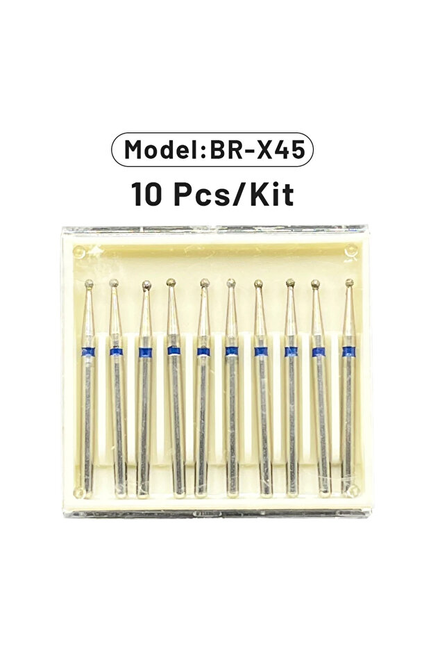 BR-X45 AG 1 Box Dental Diamond Burs Drill for High Speed Handpiece Dentist Burs FG Series Dia.1.6mm