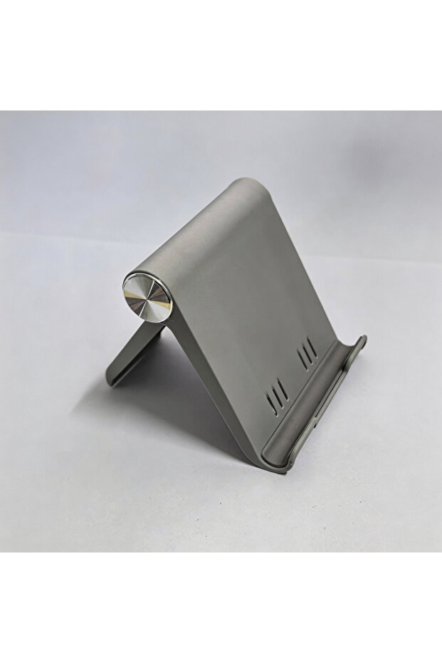 Gray Multi-Angle Adjustable Phone Stand, Foldable Desktop Phone Holder, Universal Cell Phone Stand f