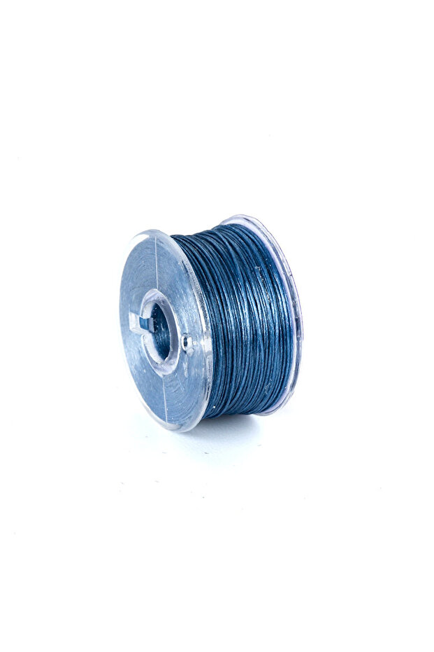 Blue 50yards/Roll Nonelastic Seed Beads Cord String Beading Thread For DIY Bracelet Jewelry Making A