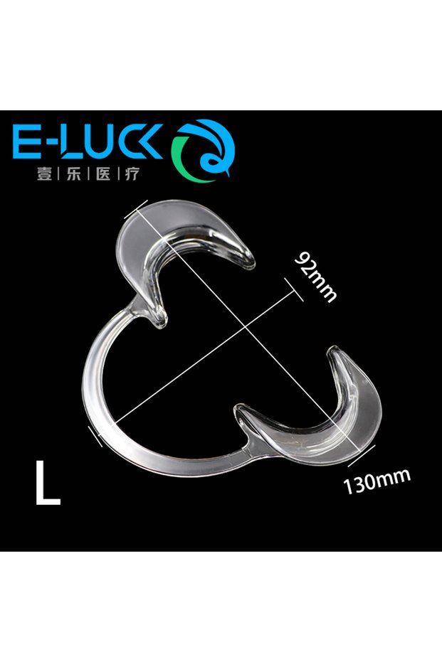 3pcs Transparent L 3pcs Dental C-shape Cheek Retractor Lip Mouth Opener Intraoral Dentist Orthodonti