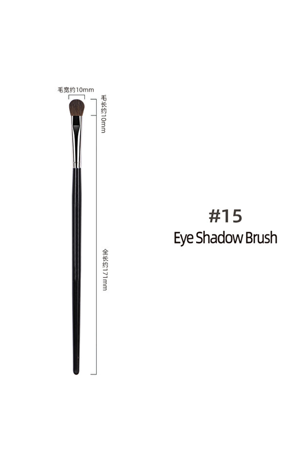 15 Sephora 15 Makeup Brush Round Head Eyeshadow Brush Solid Wood Professional Eye Fashion Design Mak