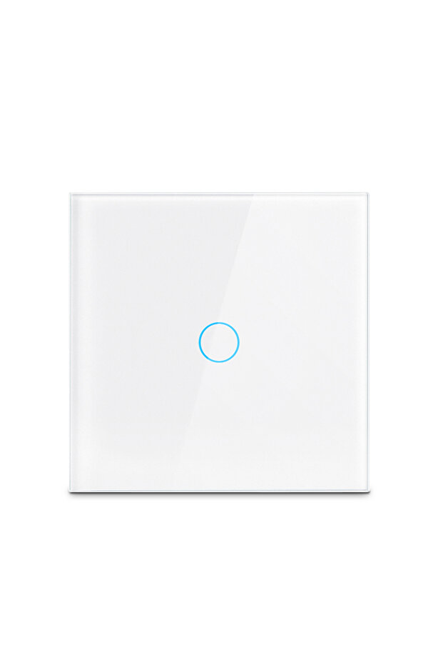 مفتاح إضاءة حائط LED يعمل باللمس من الاتحاد الأوروبي، أبيض اللون، AC100-240، لوحة تحكم، زجاج مقسى، أسود، أبيض، كريستال