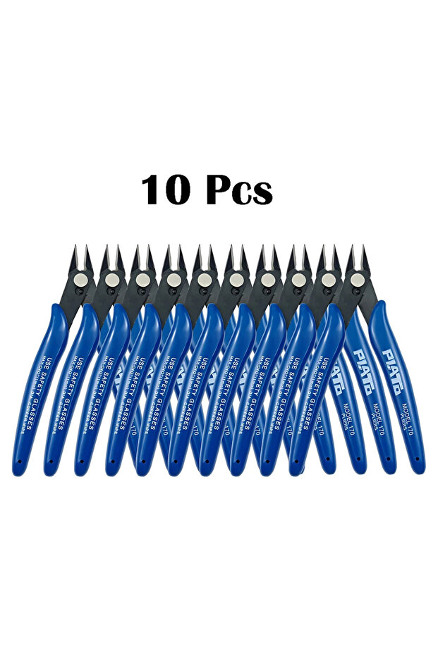 10 PCS Dark Blue 5/10/20Pcs PLATO 170 Wishful Clamp DIY Electronic Diagonal Pliers Side Cutting Nipp