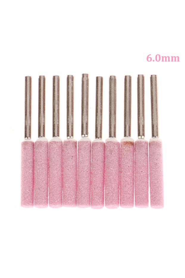 6mm 10Pcs Chainsaw Sharpener Grinding Stone File 4/4.8/5.5/6mm Chains Saw Sharpening Set Polishing M