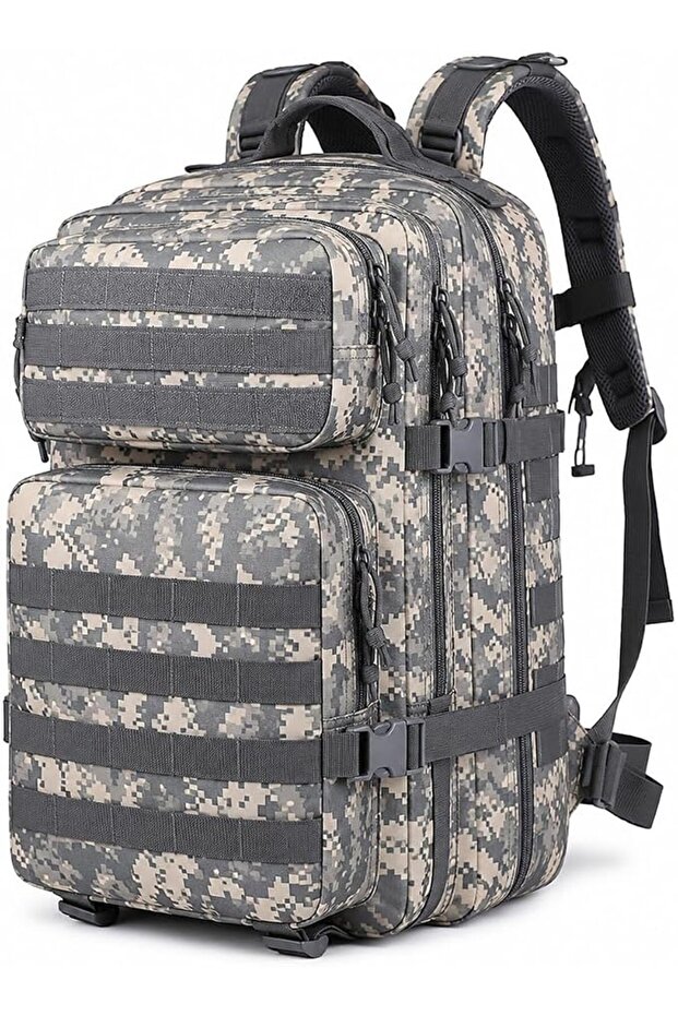 56L Tactical Backpack for Men and Women, Waterproof, Molle System, Large Size, Suitable for