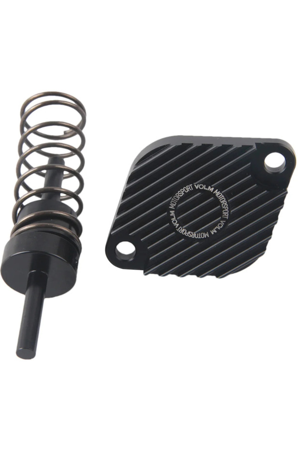 black Low Temperature Thermostat Parts for bmw n54 n55 engine(Sport Oil Cooler Valve)