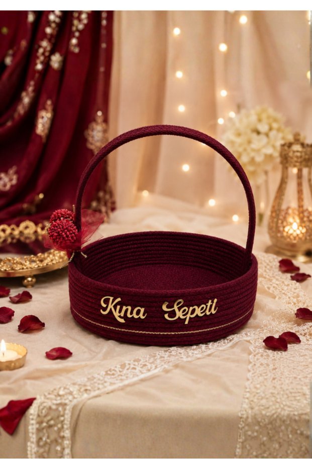 Henna Basket Cord Rope Premium Dowry Basket