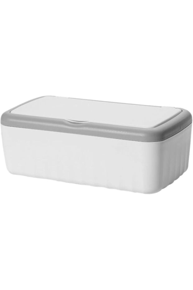 High Capacity Multifunction Tissue Storage Box With Lid Creative Rectangular Wipe Organize
