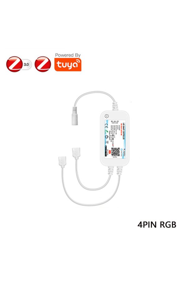وحدة تحكم RGB بتقنية Zigbee 3.0، وحدة تحكم ذكية لمصابيح LED، تعمل بجهد 5 فولت تيار مستمر، 12 فولت تيار مستمر، 24 فولت تيار مستمر، لون مفرد ، درجة حرارة لون متغيرة، RGBW، وحدة تحكم RGB لمصابيح LED