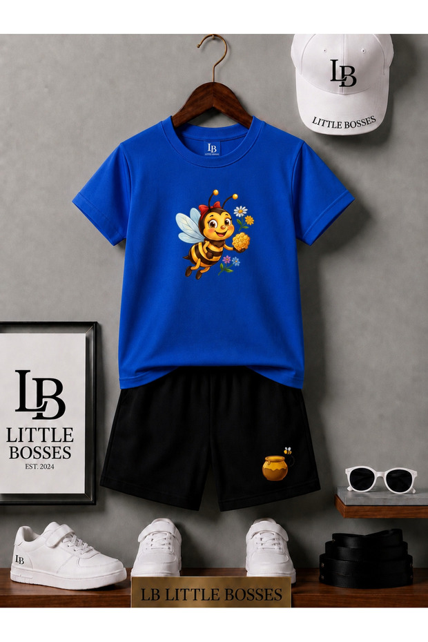 Summer Shorts T-Shirt Unisex (Honey Bee)