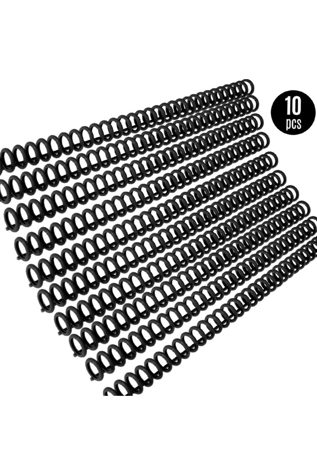 10 PCS I KW-trio 10pcs Plastic 30-Hole Loose Leaf Binders Ring Binding Spines Combs 85 Sheets Capac