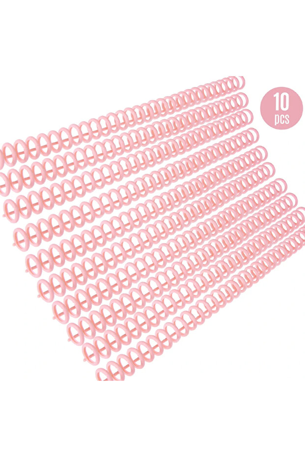 10 PCS E KW-trio 10pcs Plastic 30-Hole Loose Leaf Binders Ring Binding Spines Combs 85 Sheets Capac