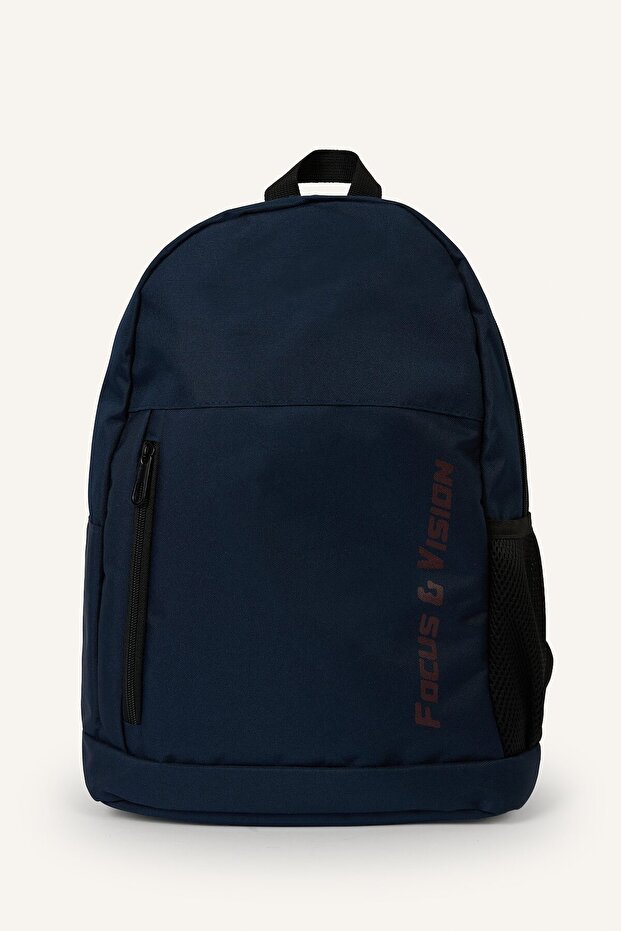 Unisex Letter Printed Multi-Pocket Backpack I3816A8Ns