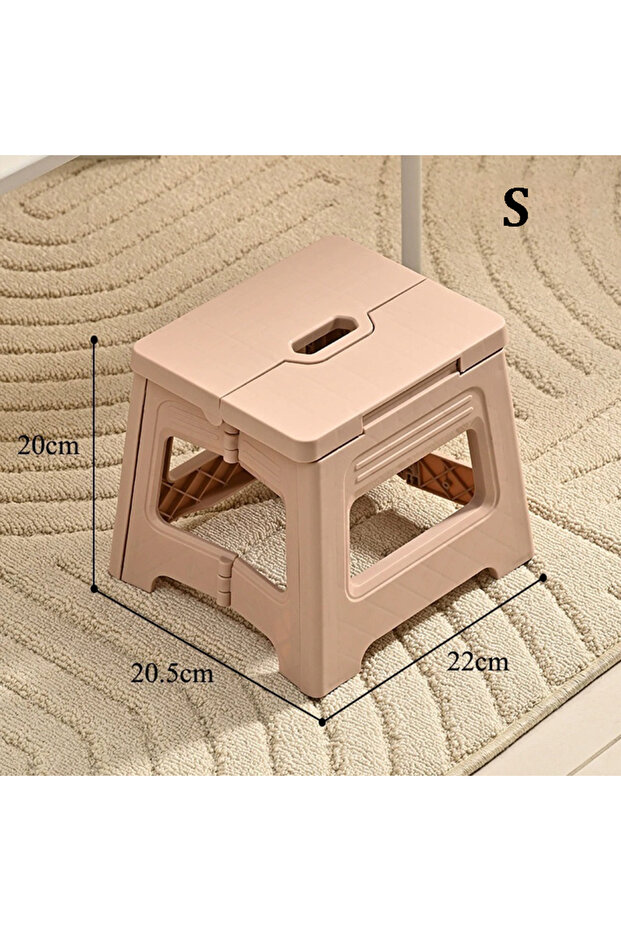 S-Pink New Lightweight Space Thickened Folding Stool, Portable Home Outdoor Camping, Magza Fishing,