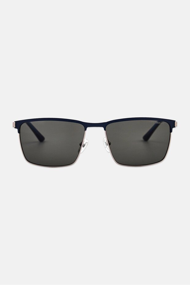 Men CR 80076 Square Sunglasses, Silver