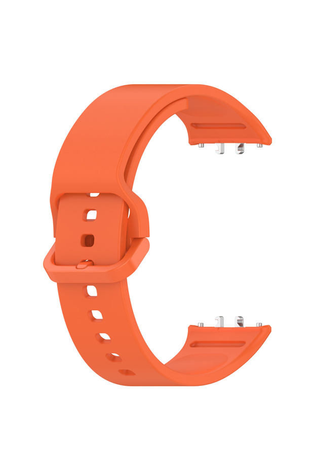 Orange Strap For Samsung Galaxy Fit 3 SM-R390 Fit3 Durable Silicone Sport Watchband Single Color Adj
