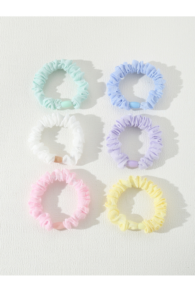 Set of 6 - Textured Hair Ties