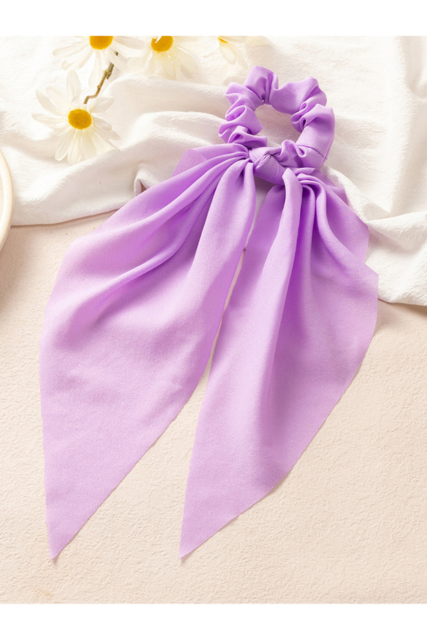 Solid Bow Hair Tie