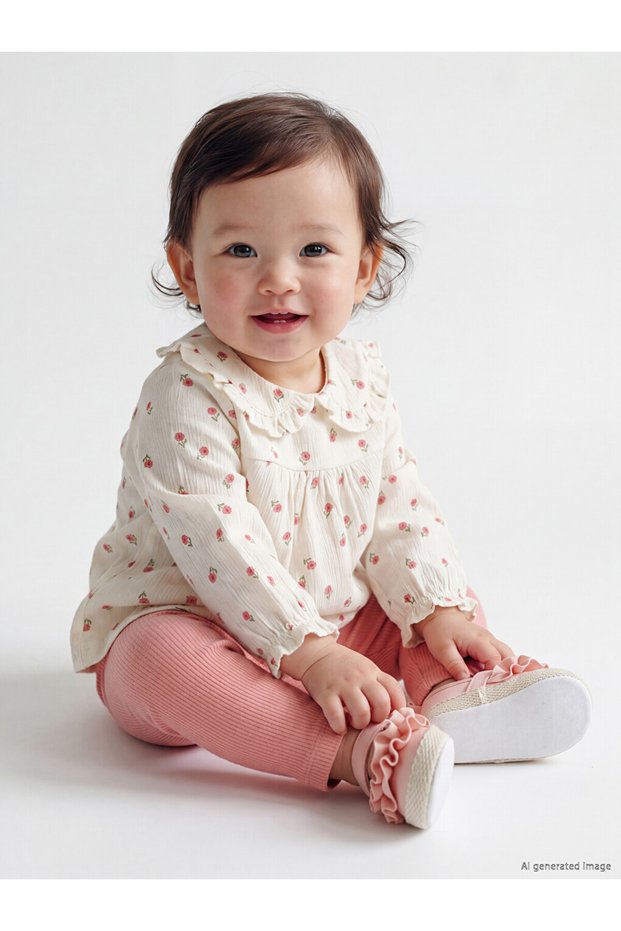 Timeless Clothing & Timeless Choices Floral Baby Girl Leggings Set