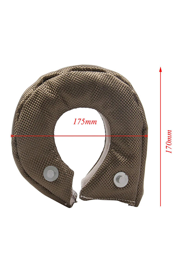 Brown Car T3 Turbo Cover Charger Protection Insulation Wrap Heat Shield High Temperature Blanket Tit