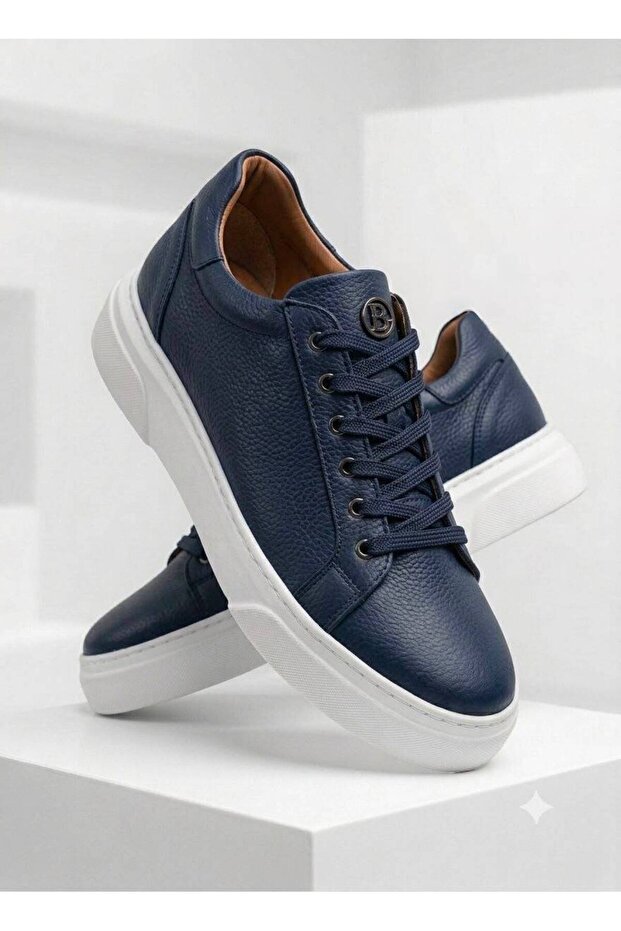 Men's Daily Flexible Comfortable Stitched Lightweight Poly Sole Walking Guaranteed Sports Shoes