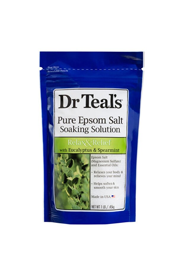 Dr Teal's Epsom Bath Salt - Eucalyptus&Spearmint 450g