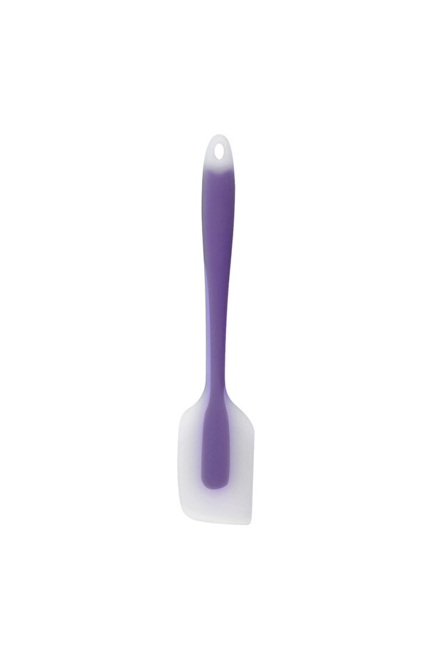 long21cm purple Silicone Cake Scraper Translucent Non-Stick Cake Cream Spatula Kitchen Cooking Pastr