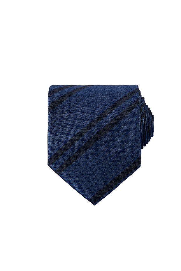 Italian Striped 100% Silk Tie