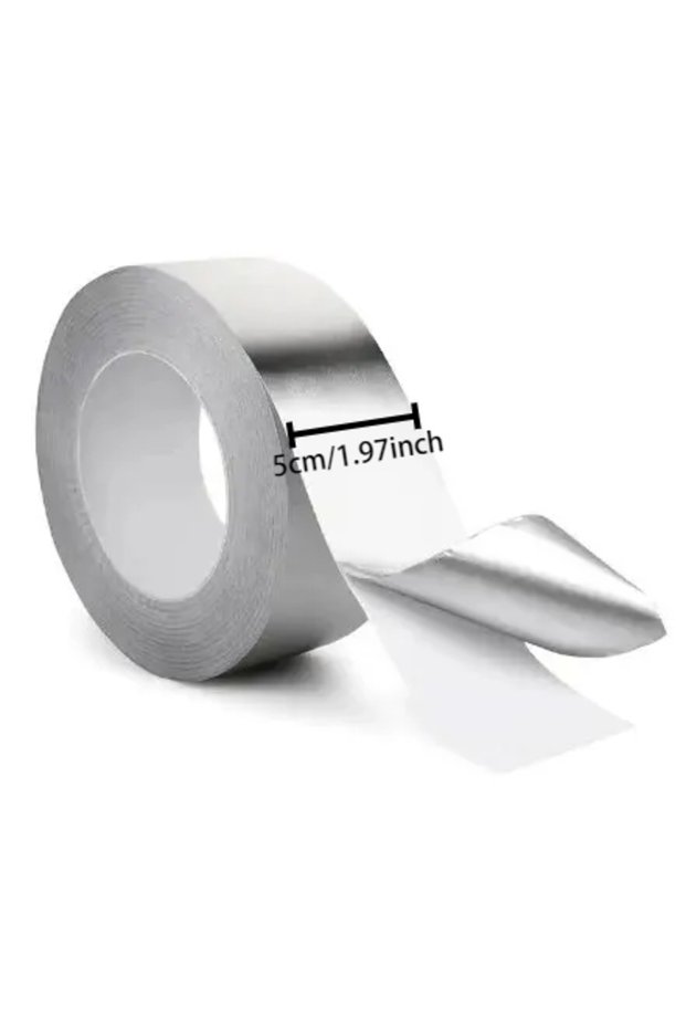 0.06mmX5cmX10M Aluminum Foil Tape Heat-Resistant And Heat-Insulating Kitchen Sink Stove Stainless St