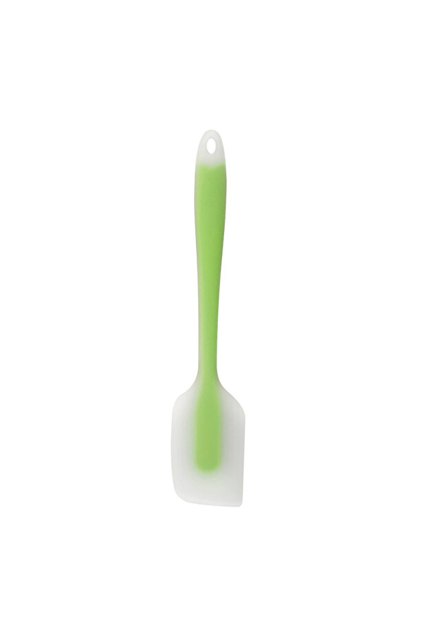 long21cm green Silicone Cake Scraper Translucent Non-Stick Cake Cream Spatula Kitchen Cooking Pastry