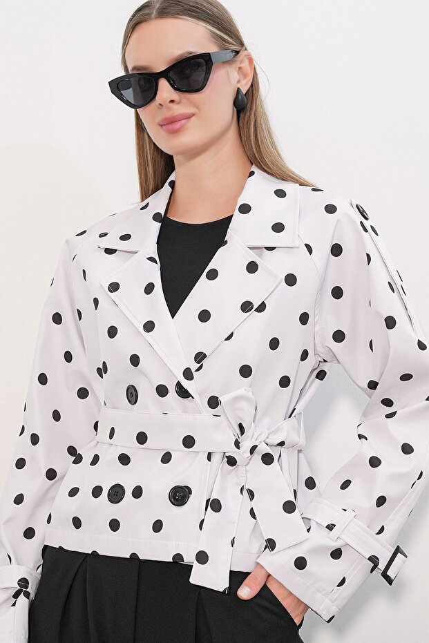 Bdart Short Belted Trench Coat