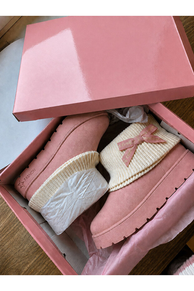 Coquette Plush Textured Soft Boots